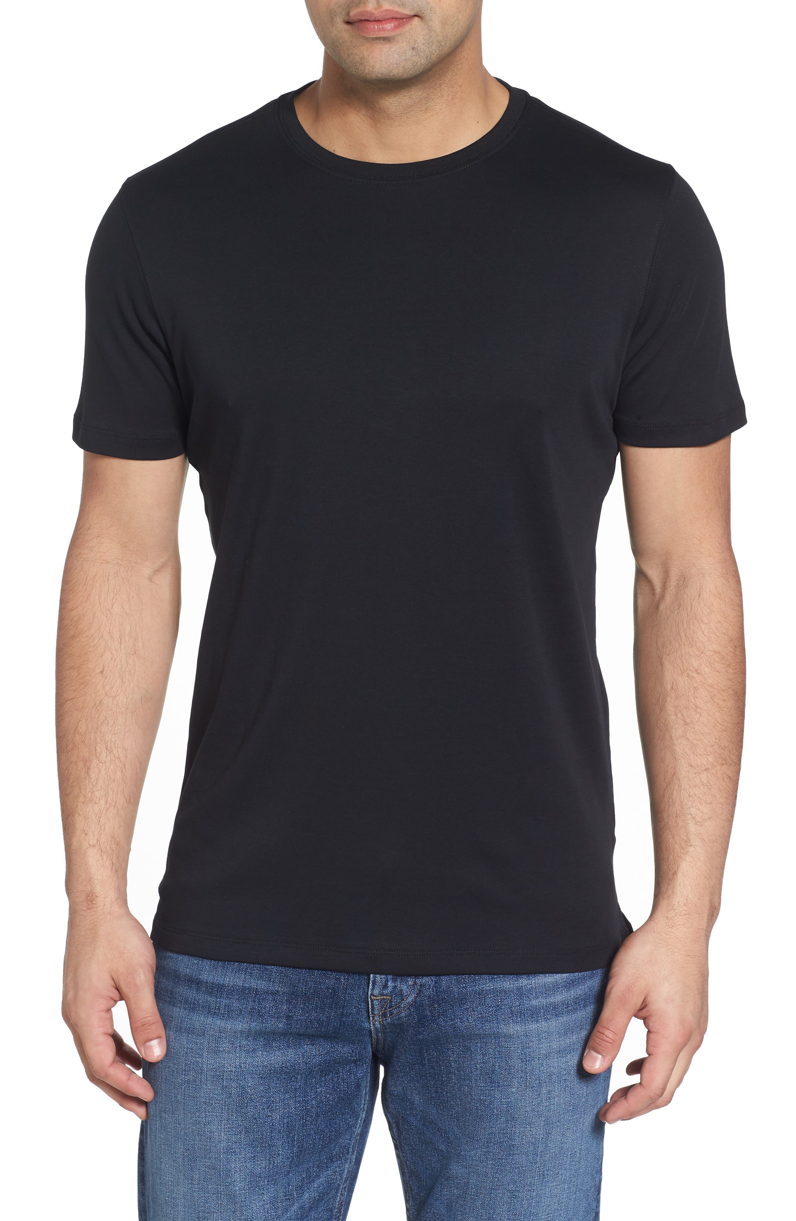 New Mens Crewneck 100% Cotton T-Shirt